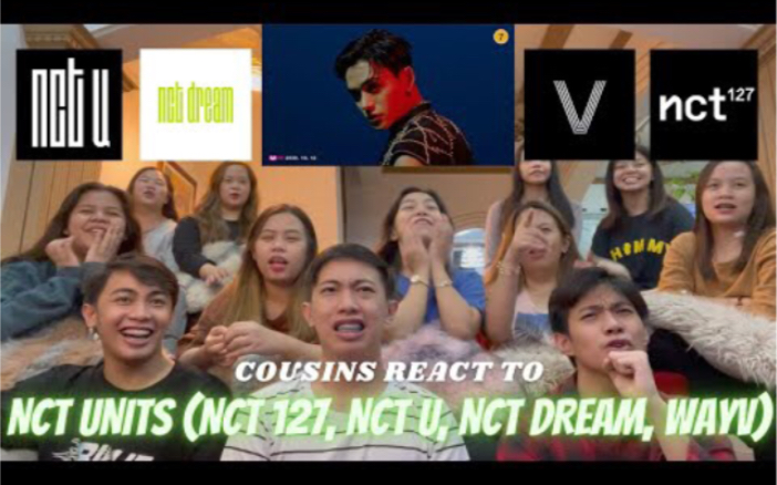 COUSINS REACT TO NCT UNITS (NCT 127, NCT DREAM, WAYV, NCT U)【Nashim Ramos】