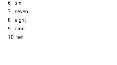 小学生学习数字1～10英语标准读音