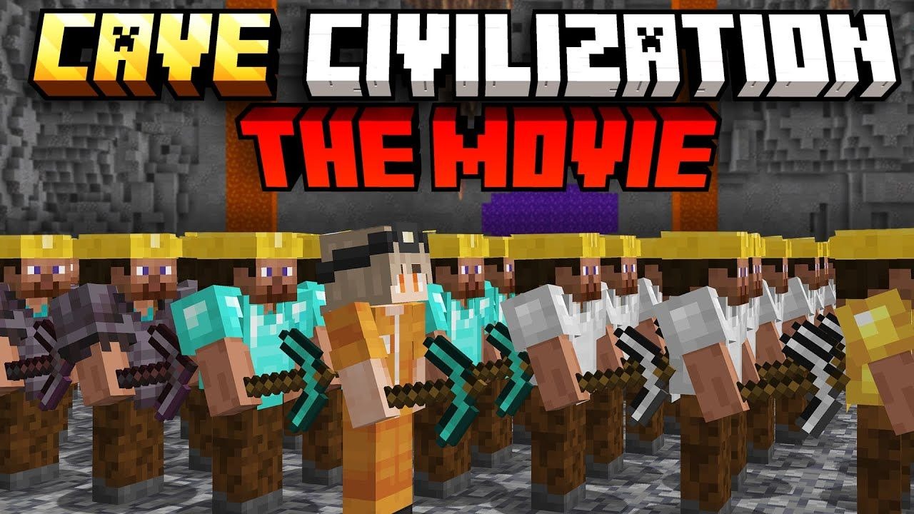 【MCYT/中英字幕】Minecraft 但我加入洞穴文明 [大电影]