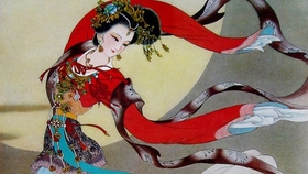 嫦娥奔月简谱_嫦娥奔月简笔画(3)