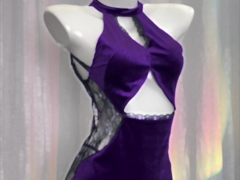 喵喵拳战衣分享｜哥哥说紫色韵味yyds(^з^)