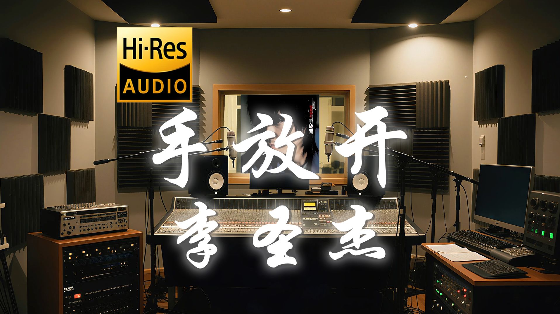 【𝐇𝐢-𝐑𝐞𝐬·无损】李圣杰《手放开》歌词纯享版 - “我给你最后的疼爱是手放开 不要一张双人床中间隔着一片海”-听清工作室-听清工作室-哔哩哔哩视频