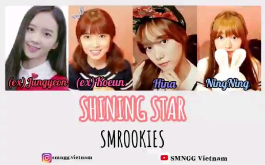 SMROOKIES:Shining Star (JungYeon. Koeun. Hina. Ningning)哔哩哔哩bilibili