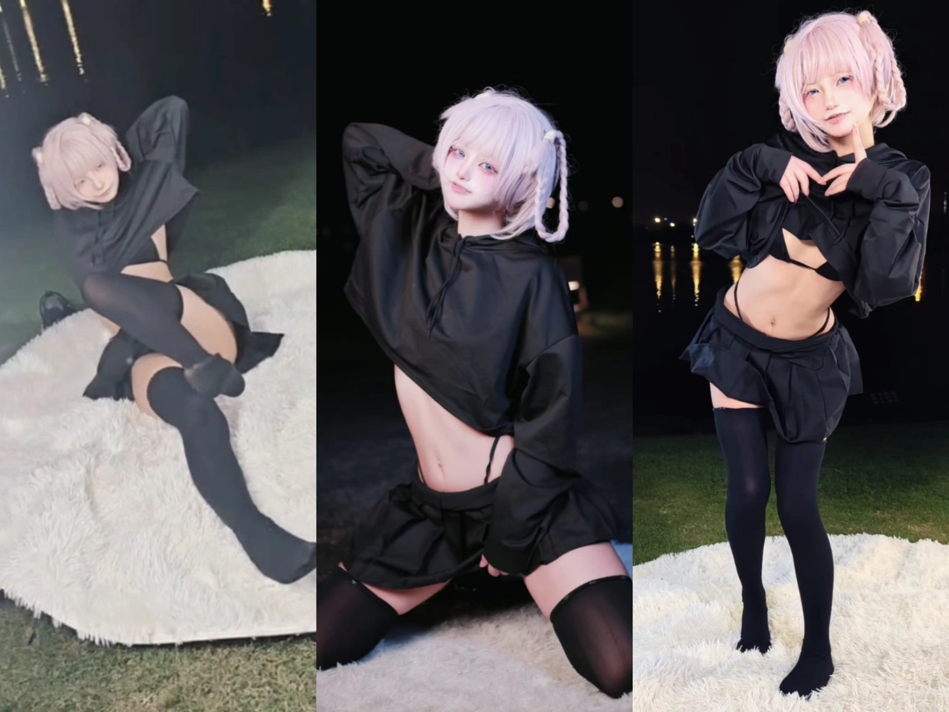 就算穿最小的比基尼也很难有起伏