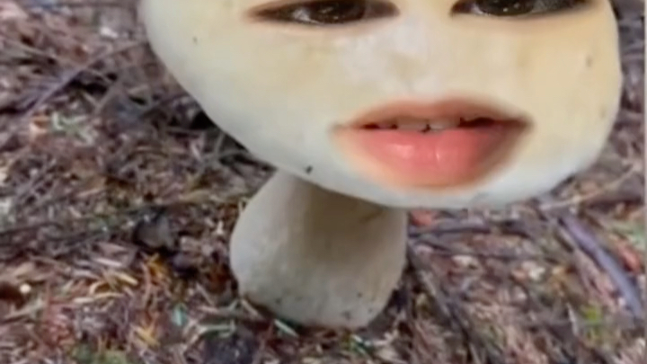 这个蘑菇有点暴躁