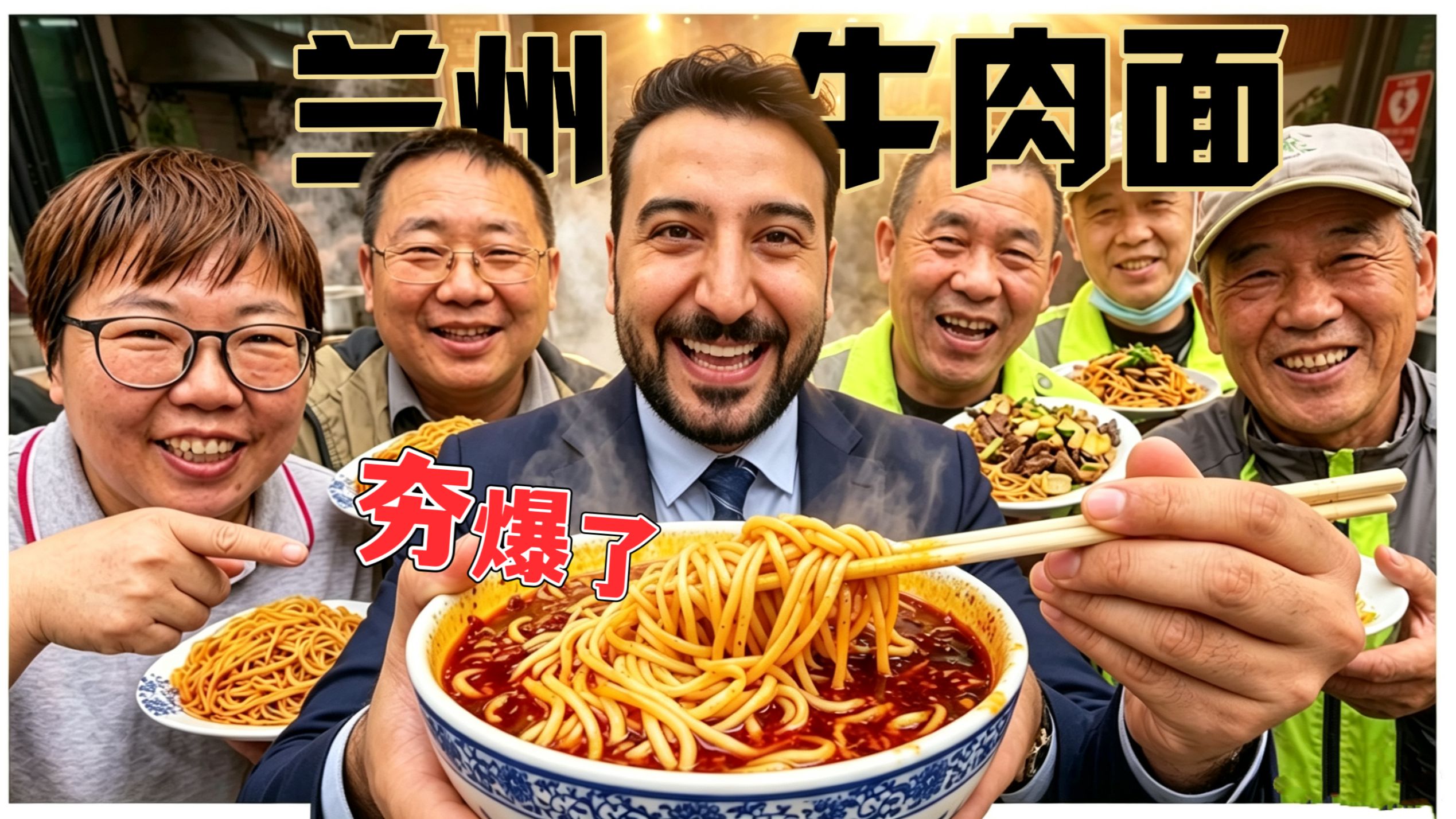 你说想看牛肉面，我快马加鞭加闪现到兰州兑现。一个字：夯爆了！