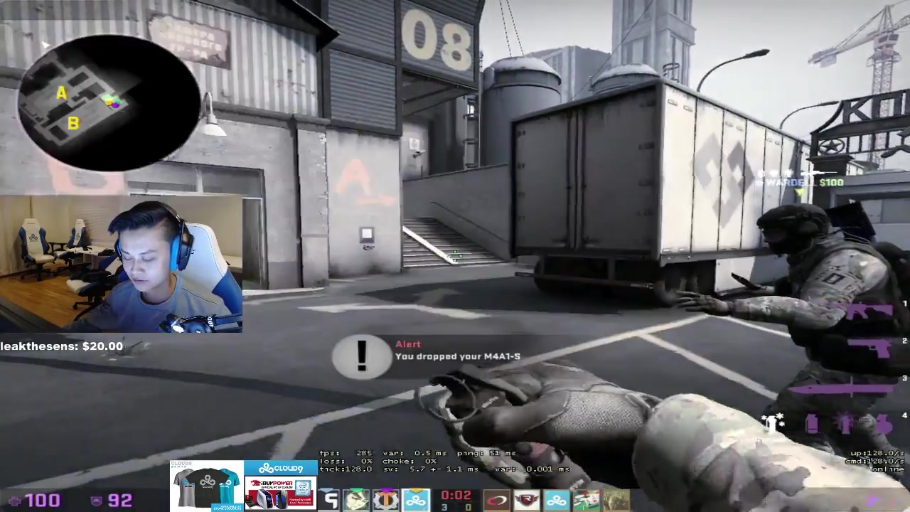 csgo选手直播stewie2k直播traincarry20180102