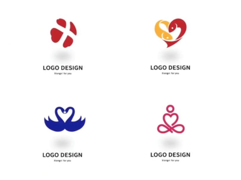 一个爱心也可以设计出不一样的logo#logo设计 #品牌vi设计 #商标设计