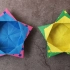 可爱的五角星收纳盒子折纸教程，1张纸完成，手工折纸DIY