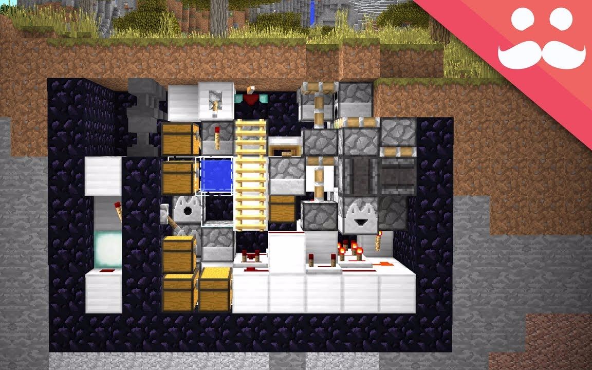 minecraft教你造一个适宜生存的多功能地堡mumbojumbo