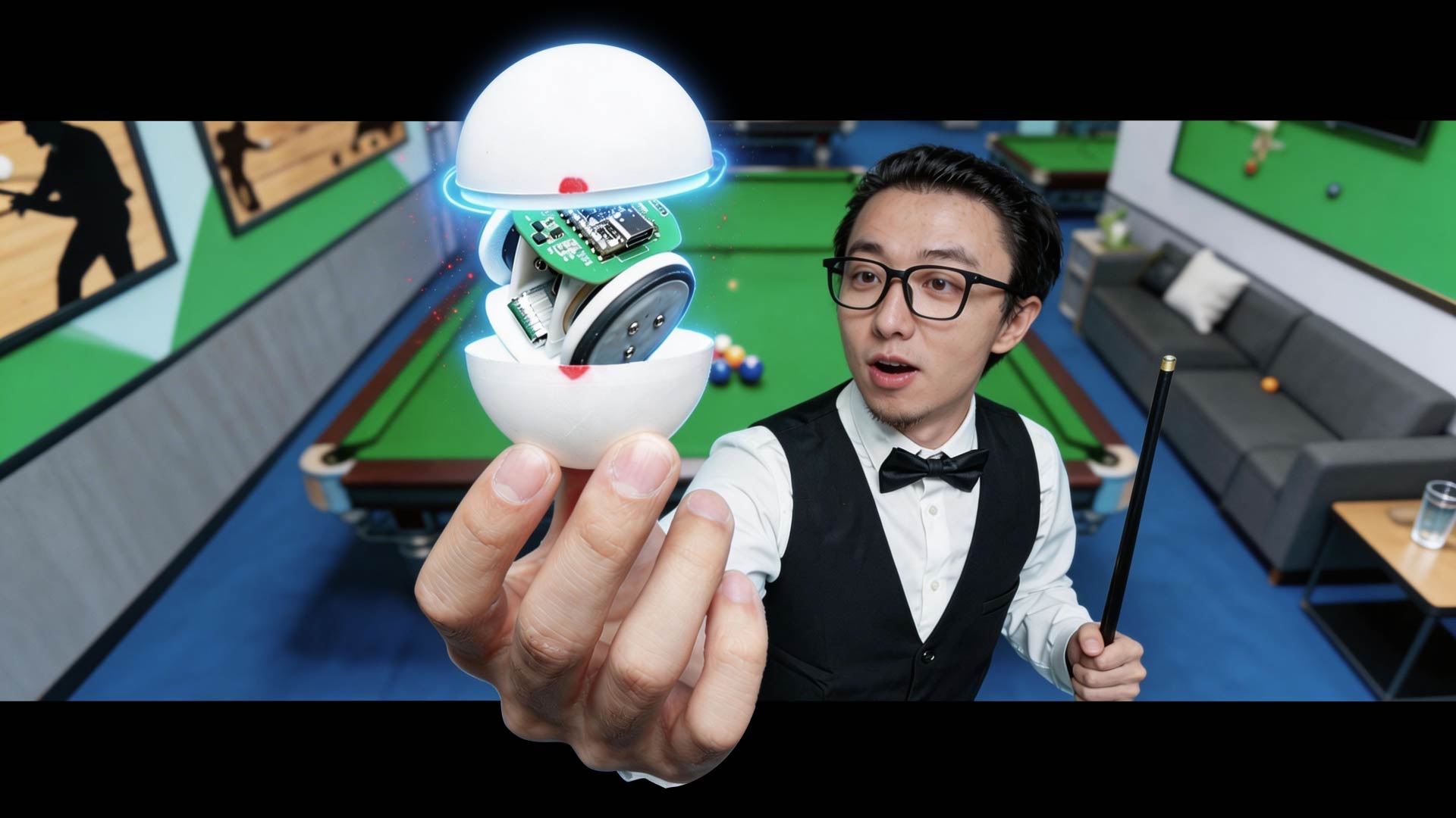 做了一颗百发百中的台球