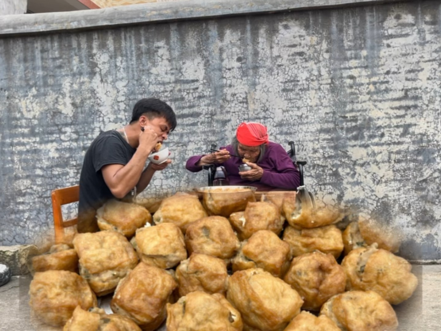 奶奶想吃鱼怕鱼骨头，给他做一个鱼丸吃Q弹爽口非常好吃