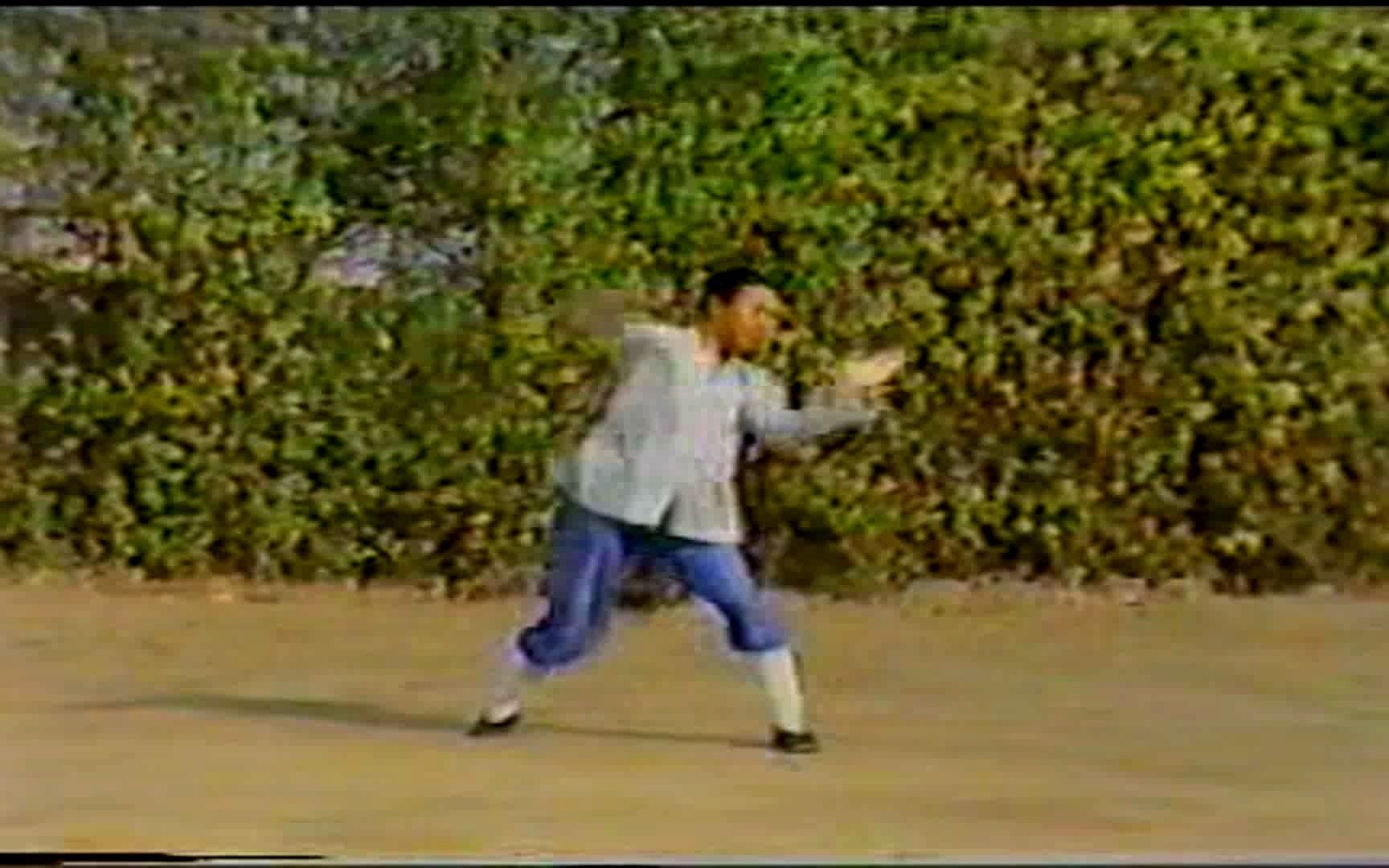 珍贵录像：一代螳螂拳王于海40年前表演的春秋大刀_哔哩哔哩_bilibili