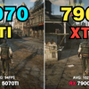 RTX5070TI  VS RX7900XTX  大型3A游戏实测对比