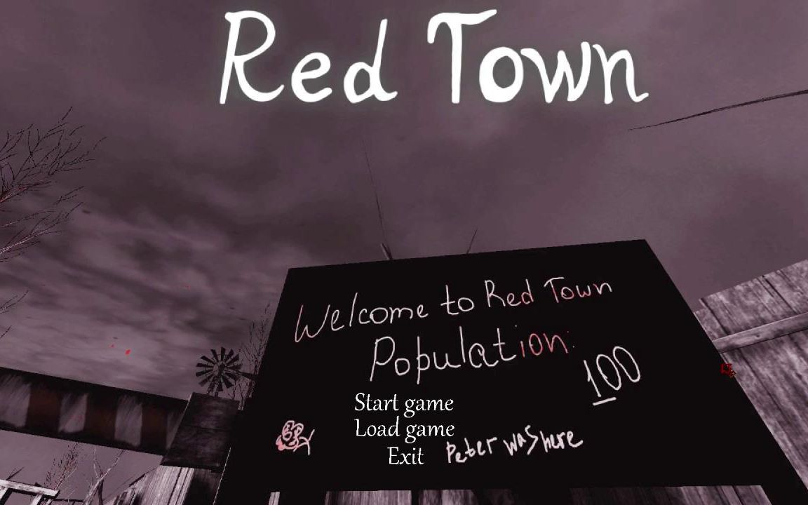 【陆晨】《红色小镇 Red Town》试玩，复古恐怖游戏