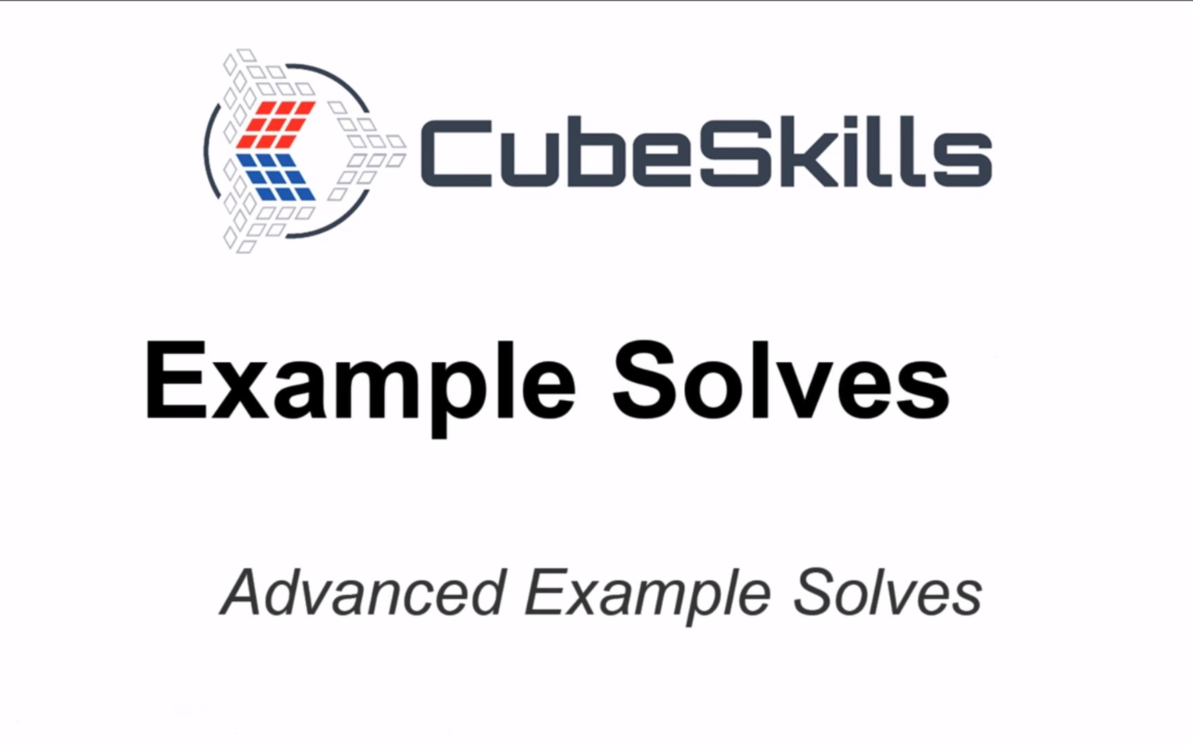 菲神3x3advancedexamplesolves源自cubeskills