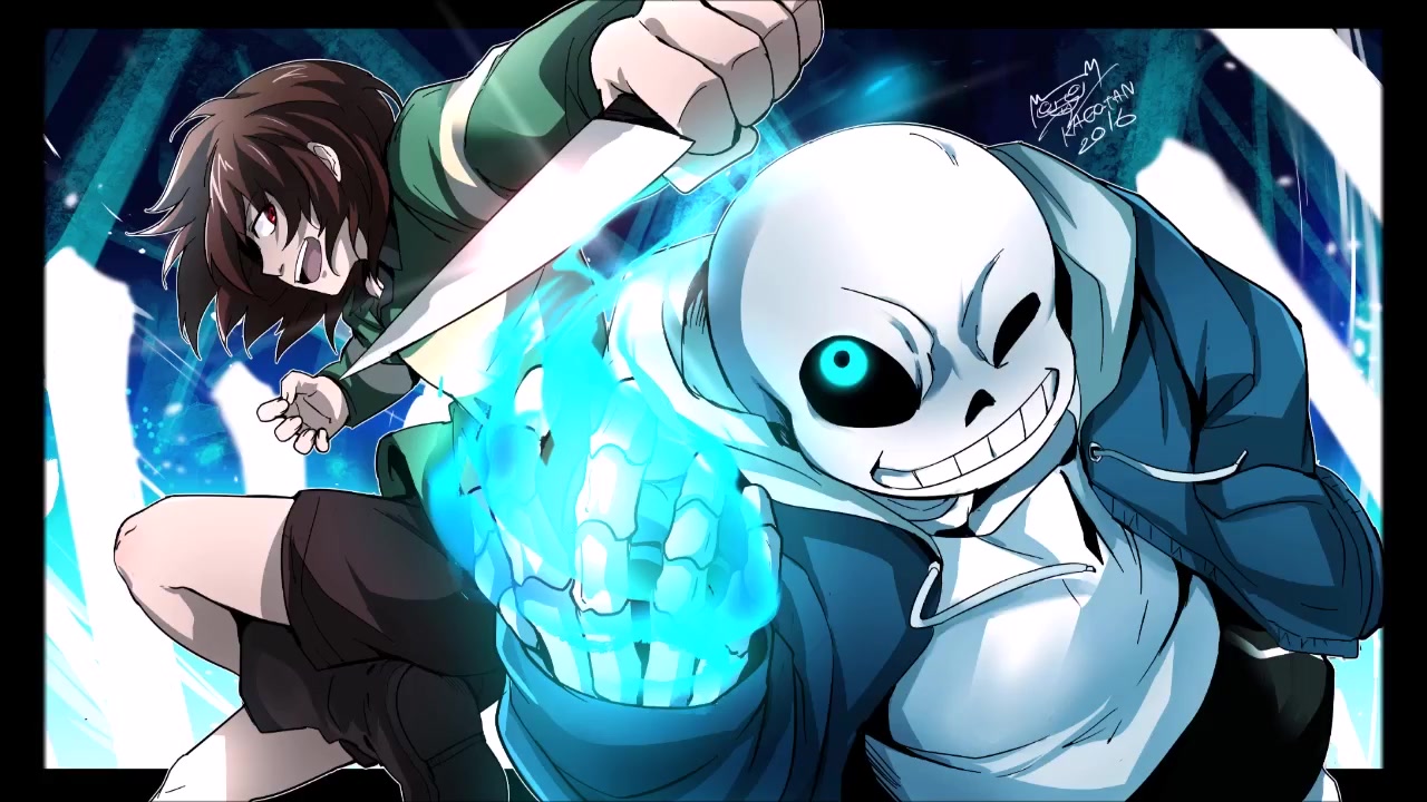 stronger than you sans x chara 【中文歌词】