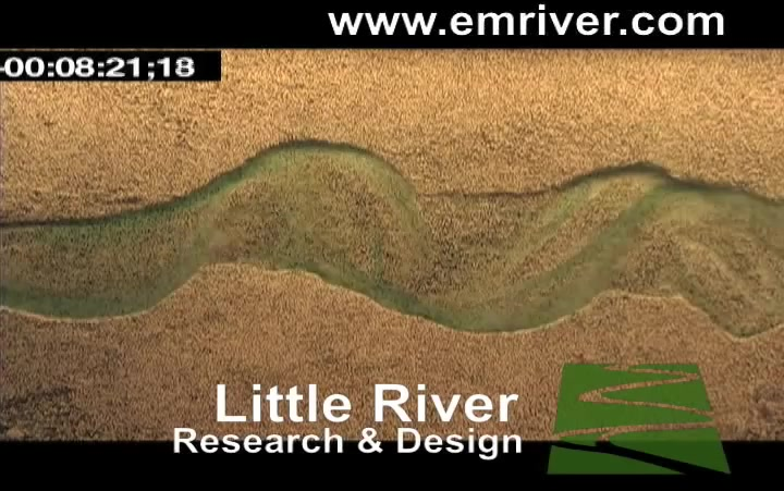 水力实验：河道演变