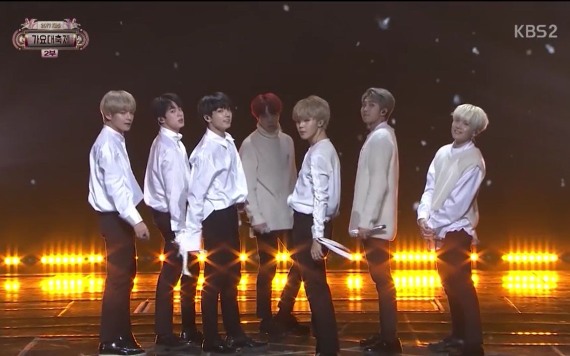 【防弹少年团|bts】—《spring day|春日》年末舞台混剪