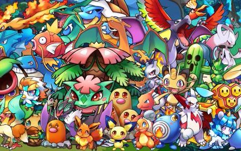 【哑树】《口袋妖怪日月》100种闪光 全神兽派送