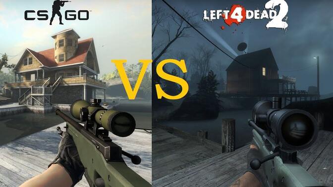 CSGO VS 求生之路2（附带补充内容）