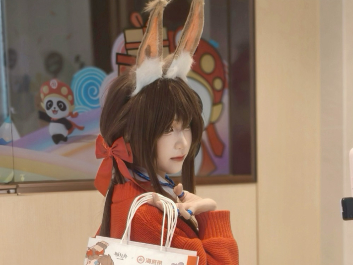 【阿米娅cos】兔兔如此萌！