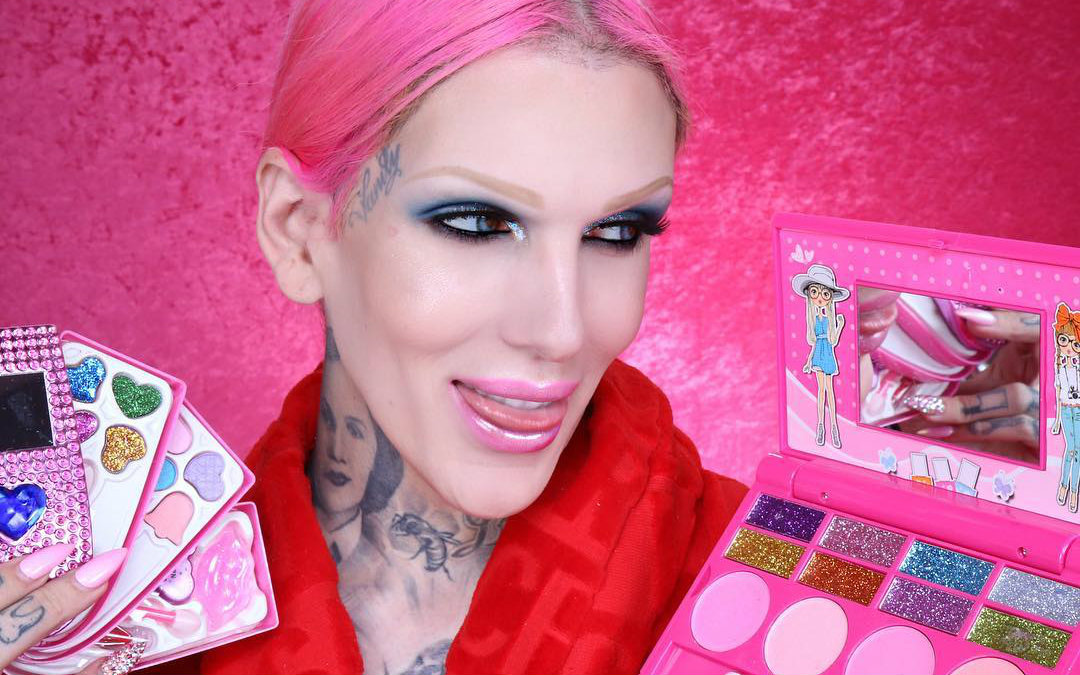 【jeffree star】full face using only kids makeup