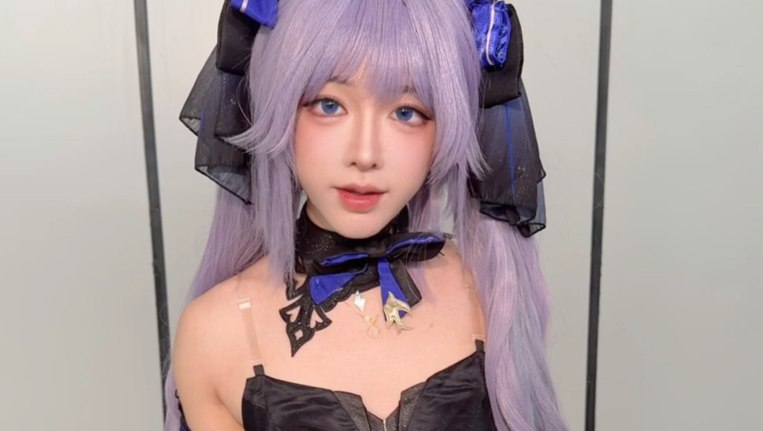 将刻晴的牛角包幻视成猫耳朵