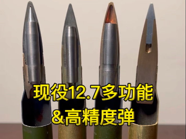 【实物】10式&201大狙配备12.7*108mm弹药解剖&简介