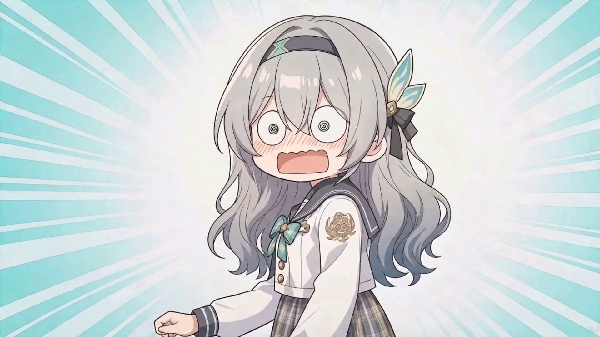 “露馅了吗？”
