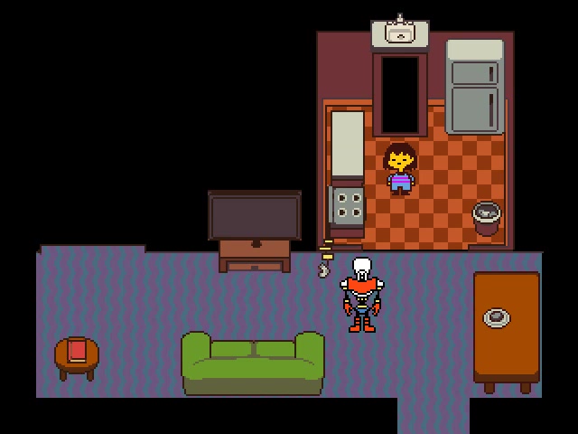 【传说之下undertale】藏在冰箱里的sans_单机游戏