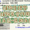 植物生理学-光合作用之光反应的原初反应