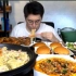【韩国吃播】【吃播剪说话】大胃王MBRO吃意大利面+披萨+炸鸡+洋葱圈+鸡块+芝士条