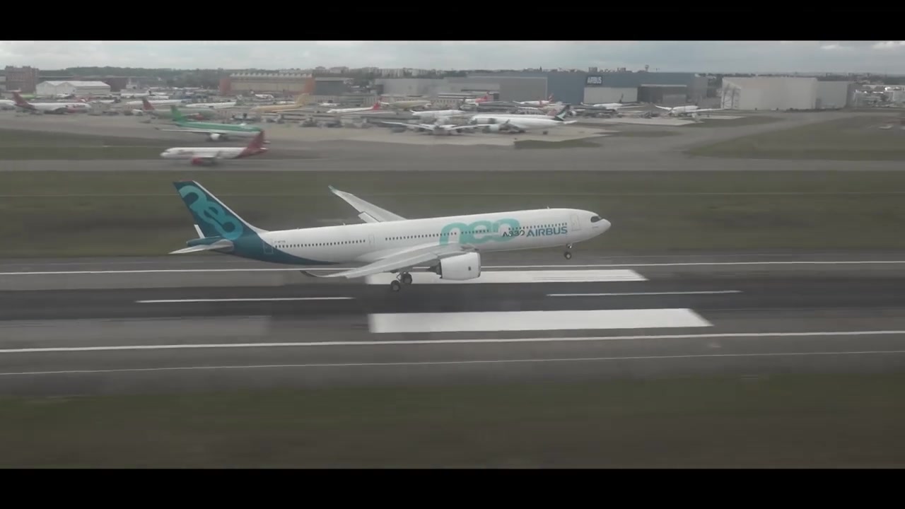 a330neo首飞视频