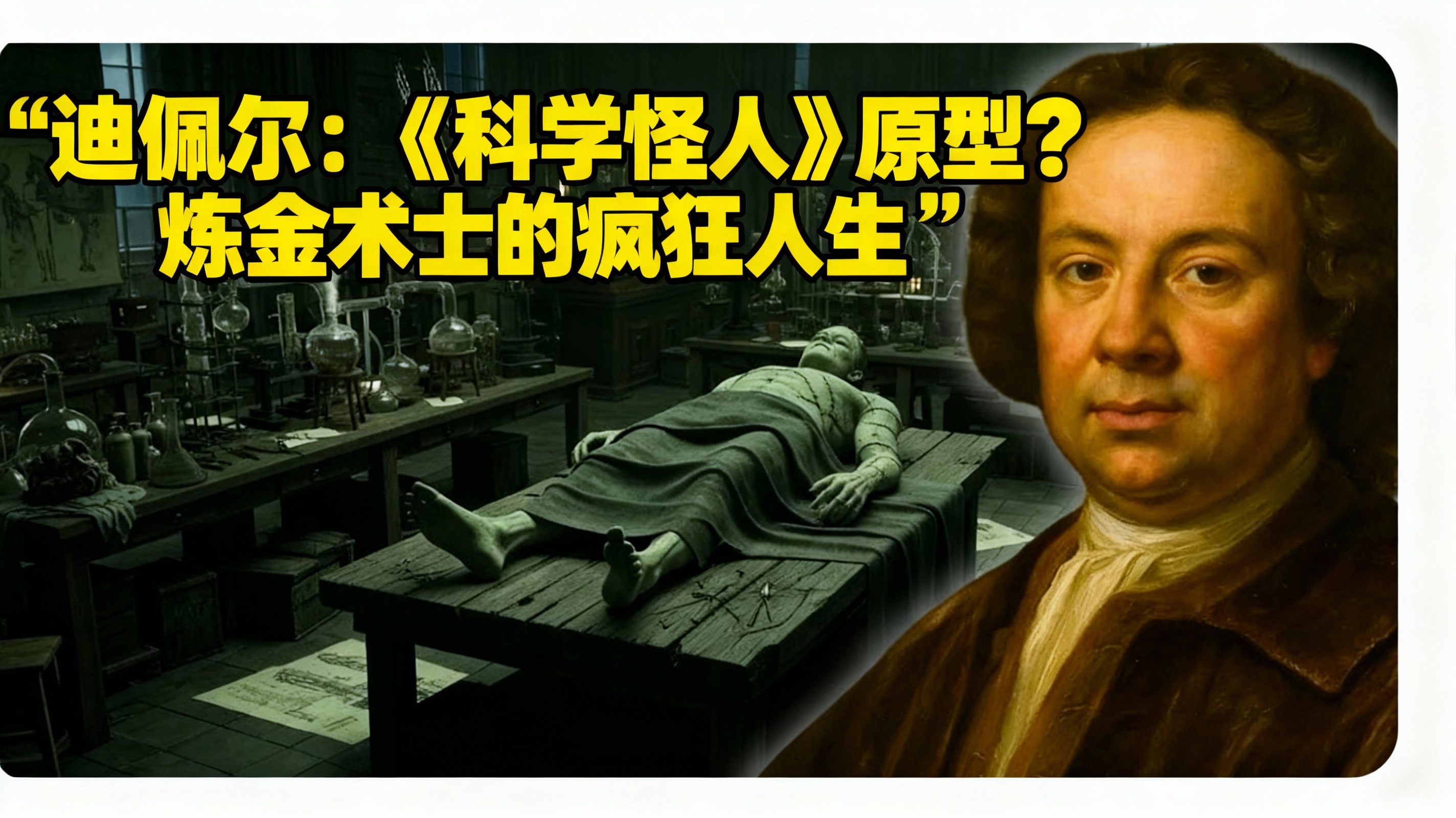 [中配]迪佩尔：《科学怪人》原型？炼金术士的疯狂人生 - Professor Graeme Yorston