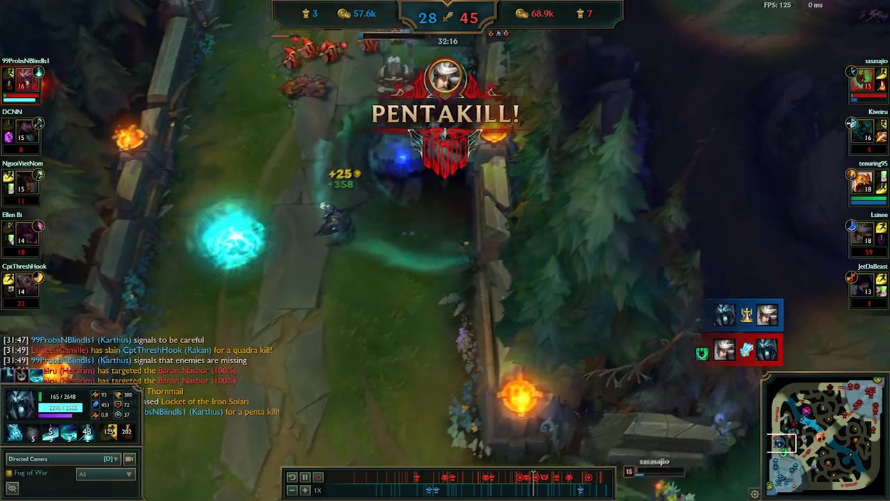 camille penta kill