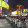 论长沙到底来了多少人，多到武警都出动了，武警小哥哥们也太帅了