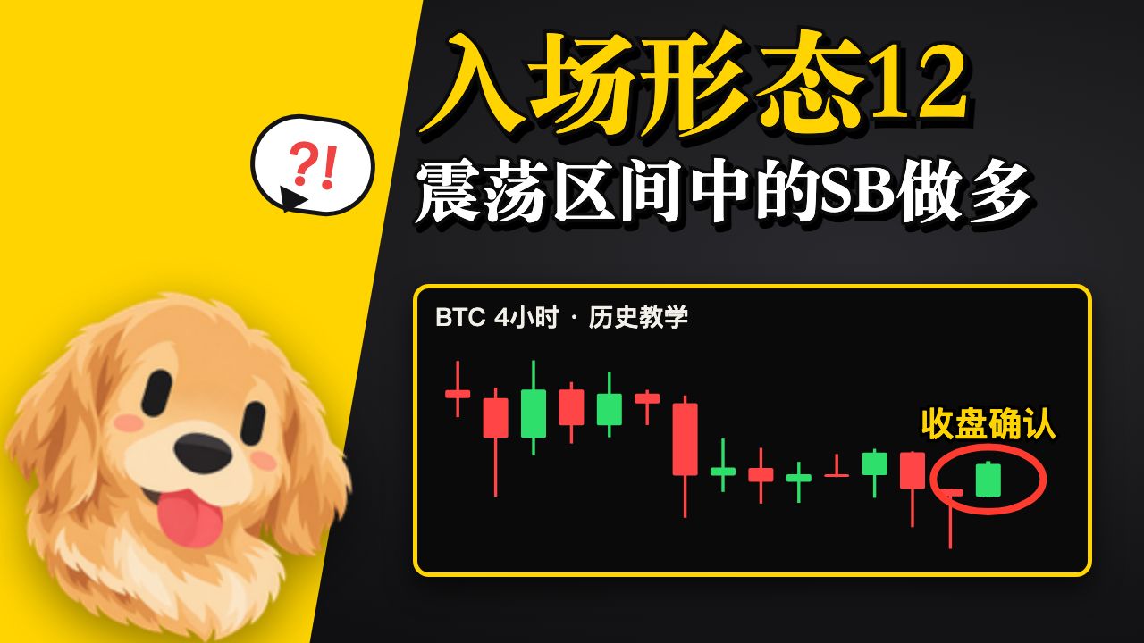 入场教学第12期｜震荡区间中的SB做多