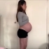 漂亮孕妇怀孕记录了整个孕期