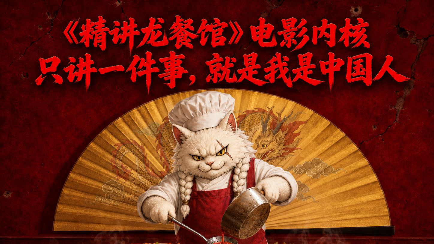 《精讲龙餐馆》-电影内核只讲一件事，就是我是中国人