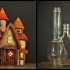 【DIY手工制作/创意的妈妈】使用玻璃杯做梦幻精灵小屋