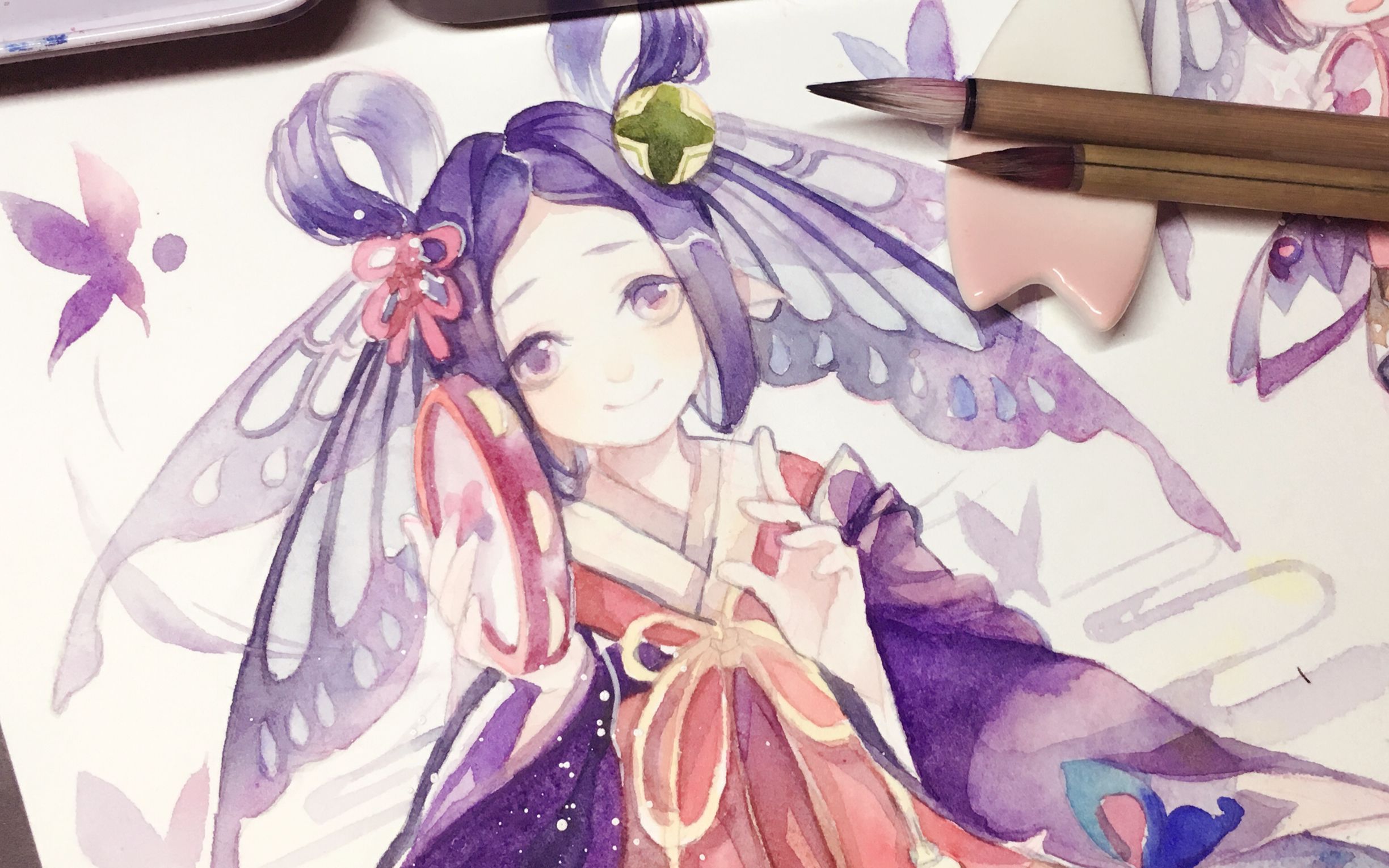 【阴阳师—蝴蝶精,呐呐和我一起跳舞吧