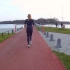 德国妹子带你跑 跟虚拟的妹子流真实的汗水 德国乡下早春实景   跑步机跑步、健步走有氧训练背景视频