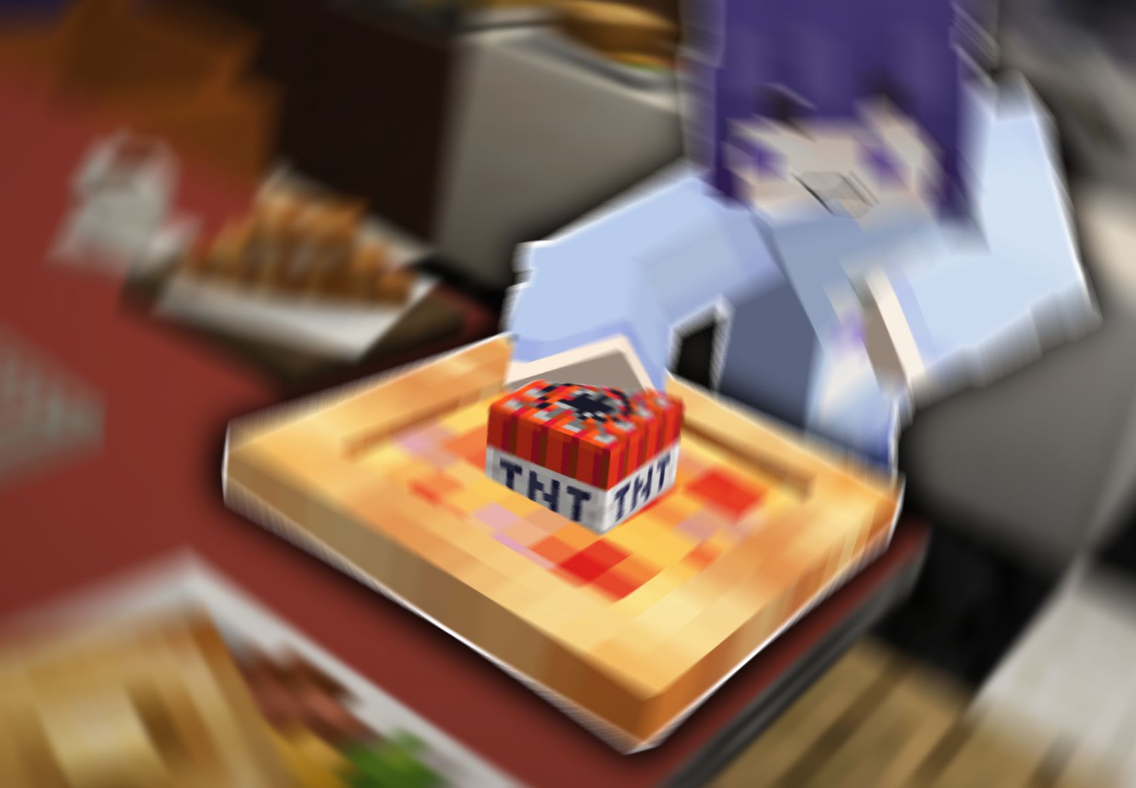 给客人的披萨放了点小惊喜