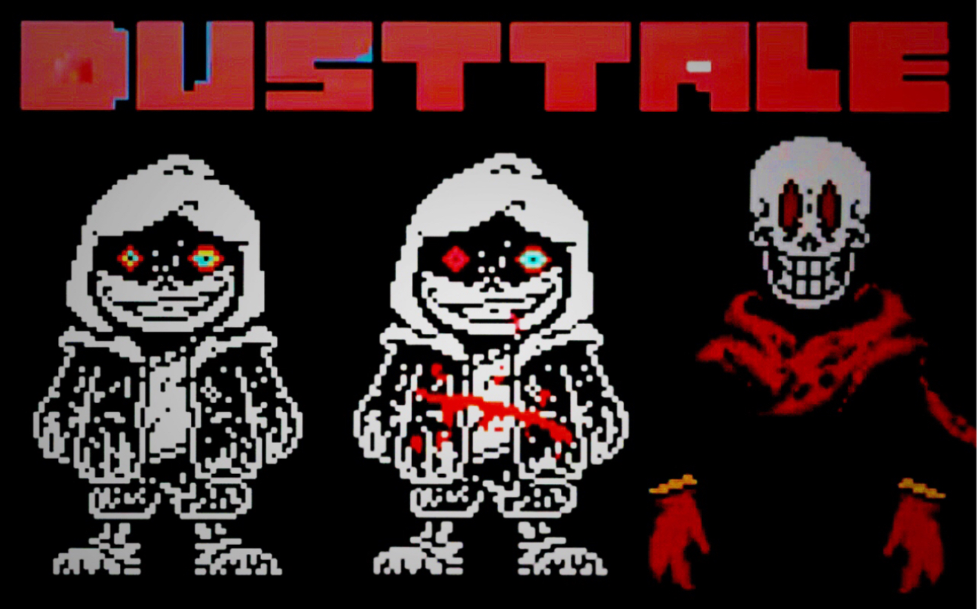 【DustTale Murder Sans Fight By FDY】复读鸭Murder Sans战一二阶段通过！！！（一阶段无盾）（最后回合 ...