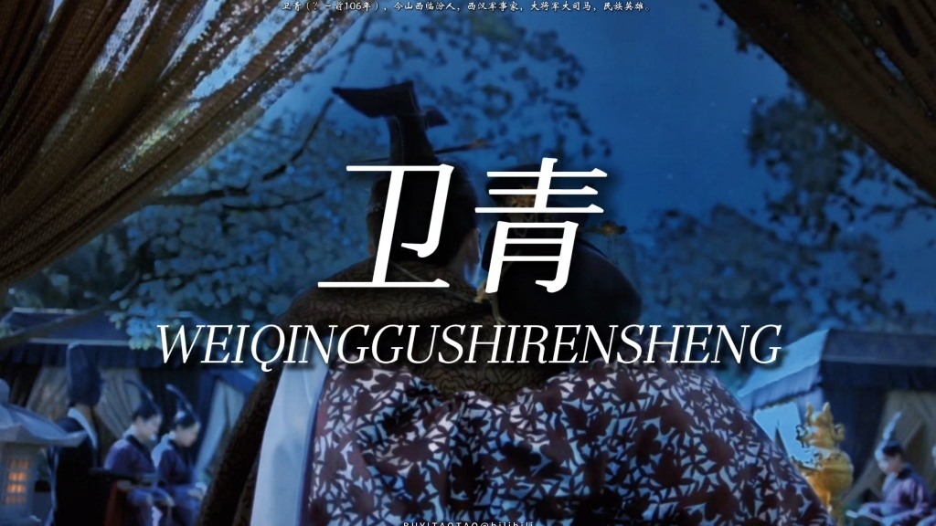 【卫青】"你眼前划过的是卫青的一生"