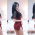 韩国美女主播热舞红裙