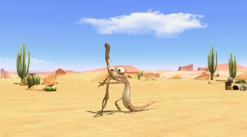 小蜥蜴奥斯卡:看着别人三朋四友,可怜的小蜥蜴只能抱着木棍跳舞