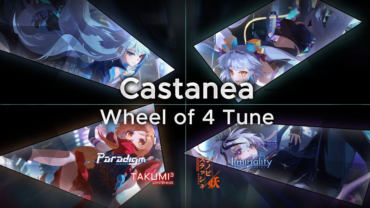 【4.T.U.N.A.】Castanea (kuro+seatrus+D-D-Dice+Halv) - Wheel of 4 Tune