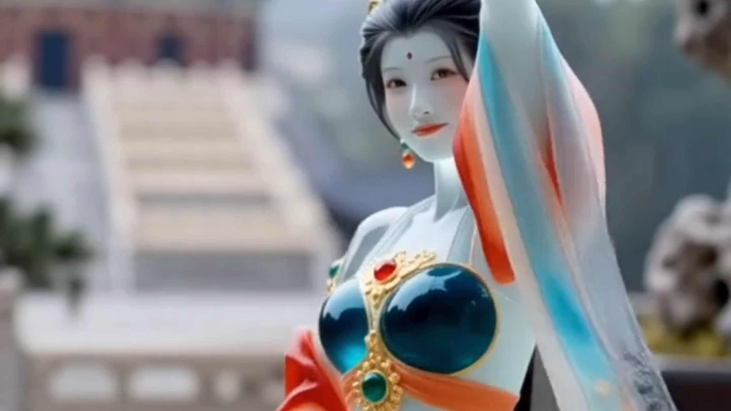 玻璃美人的摇晃